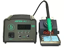 Паяльна станція одноканальна, прецизійна Aifen A2 (паяльник JBC 210, 3 канали пам'яті, 120Вт, 100°C - 450°C)