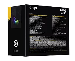 Колонки акустические Ergo ES-260 USB Black - миниатюра 7
