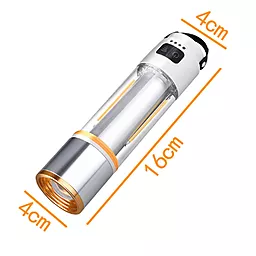 Фонарик аккумуляторный Luxury YES-666-LED - миниатюра 5