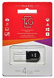 Флешка T&G Shorty Series 4GB USB 2.0 (TG010-4GB) Black