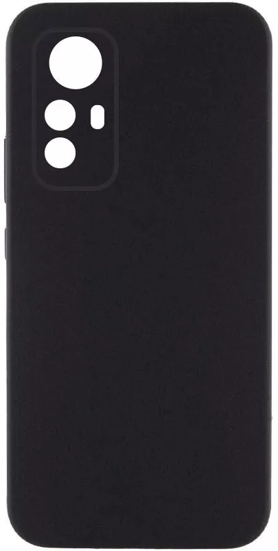 Чехол GETMAN Liquid Silk Full Camera для Xiaomi Redmi Note 12S  Black - фото 1
