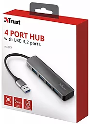USB хаб Trust Halyx 4-Port USB-A 3.2 ALUMINIUM (23327_TRUST) - миниатюра 3