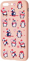 Чехол Wave Fancy Penguins Apple iPhone 7 Plus, iPhone 8 Plus Pink Sand