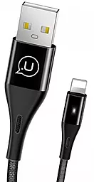 Кабель USB Usams U4 Lightning Braided micro USB Cable Black (US-SJ207)