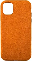 Чехол 1TOUCH ALCANTARA FULL PREMIUM for iPhone 12 Mini Orange