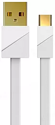 Кабель Remax Gold Plating QC USB-A - Type-C 15w 3a 1м cable White (RC-048a) - фото Кабель Remax Gold Plating QC USB-A - Type-C 15w 3a 1м cable White (RC-048a)