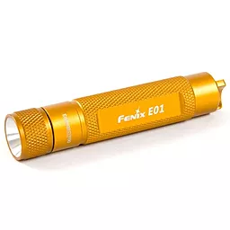 Фонарик Fenix E01 Nichia white GS LED Yellow - фото Фонарик Fenix E01 Nichia white GS LED Yellow