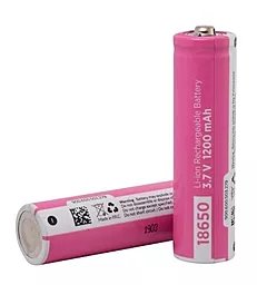 Акумулятор Power-Xtra 18650 1200mAh Li-Ion 1шт Pink (PX18650-12P / 29746) 3.7 V