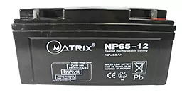 Аккумуляторная батарея Matrix 12V 65Ah (NP65-12)