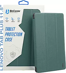Чехол для планшета BeCover Smart Case для Lenovo Tab Plus 11.5" Dark Green (711840) - фото Чехол для планшета BeCover Smart Case для Lenovo Tab Plus 11.5" Dark Green (711840)