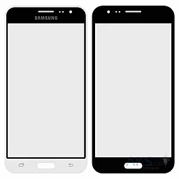 Корпусное стекло дисплея Samsung Galaxy J3 J320H 2016 (с OCA пленкой) White - фото Корпусное стекло дисплея Samsung Galaxy J3 J320H 2016 (с OCA пленкой) White