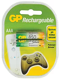 Аккумулятор GP AAA / R03 850mAh (85AAAHC-UC2) 2шт - фото Аккумулятор GP AAA / R03 850mAh (85AAAHC-UC2) 2шт