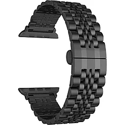Змінний ремінець для розумного годинника W27 Steel Band для Apple Watch 38/40/41mm Black (WH5241-BK)