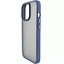 Чохол Epik Metal Buttons для Apple iPhone 14 Pro Max Синій - мініатюра 4