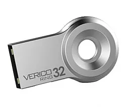 Флешка Verico USB 32Gb Ring Silver (1UDOV-RHSR33-NN) - фото Флешка Verico USB 32Gb Ring Silver (1UDOV-RHSR33-NN)