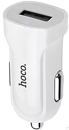 Автомобильное зарядное устройство Hoco Z2 1.5A 1USB + Cable Micro USB White - миниатюра 4