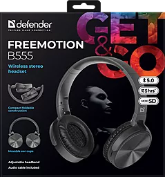 Навушники Defender FreeMotion B555 Black (63555) - мініатюра 7
