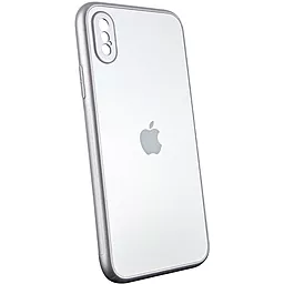 Чехол Epik TPU+Glass Matte Candy Full camera Apple iPhone XS Max White - миниатюра 4