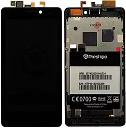 Дисплей Prestigio MultiPhone 5430 с тачскрином и рамкой, Black - фото Дисплей Prestigio MultiPhone 5430 с тачскрином и рамкой, Black