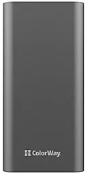 Повербанк ColorWay 20000 mAh 22.5W Grey (CW-PB200LPH3GR-PDD) - фото Повербанк ColorWay 20000 mAh 22.5W Grey (CW-PB200LPH3GR-PDD)