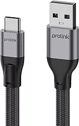 USB Кабель Prolink 15w 3a 1.5m USB Type-C cable black (PF485A-0150)