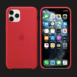 Чехол Silicone Case для Apple iPhone 11 Pro Red - миниатюра 3 Чехол Silicone Case для Apple iPhone 11 Pro Red - миниатюра 3