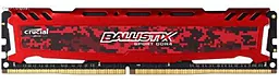 Оперативна пам'ять Crucial 16GB DDR4 3200MHz Ballistix Sport LT Red (BLS16G4D32AESE)