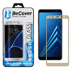 Защитное стекло BeCover Samsung A530 Galaxy A8 2018 Gold (704679)