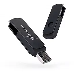 Флешка Exceleram 64GB P2 Series USB 2.0 (EXP2U2BB64) Black - фото Флешка Exceleram 64GB P2 Series USB 2.0 (EXP2U2BB64) Black