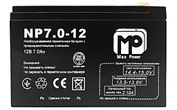 Акумуляторна батарея Maxpower 12V 7Ah AGM (MP7.0-12)