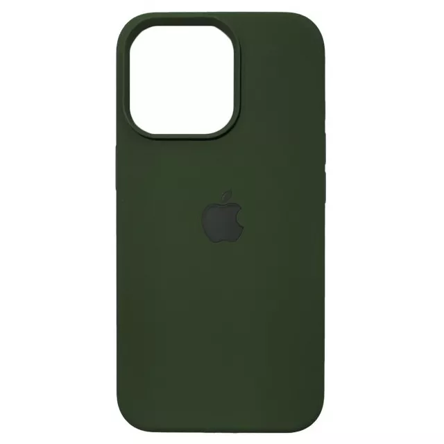 Чехол Silicone Case Full для Apple iPhone 13 Pro Atrovirens - фото 1