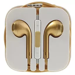 Наушники Apple EarPods HC Gold - фото Наушники Apple EarPods HC Gold