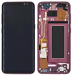 Дисплей Samsung Galaxy S8 G950 з тачскріном і рамкою, original PRC, Red