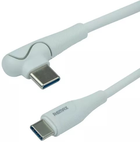 Кабель Remax RC-192a USB Type-C - Type-C 60w 3a 1м PD cable White - фото 1