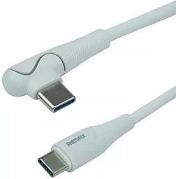 Кабель Remax RC-192a USB Type-C - Type-C 60w 3a 1м PD cable White
