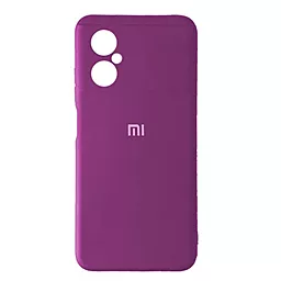 Чохол 1TOUCH Silicone Case Full для Xiaomi Redmi Note 11R/Poco M4 5G Grape