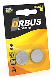 Батарейки Orbus CR2032 2шт 3 V