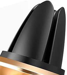 Автодержатель магнитный Baseus Small Ears Series Magnetic Car Air Vent Mount Gold (SUER-A0V) - миниатюра 6