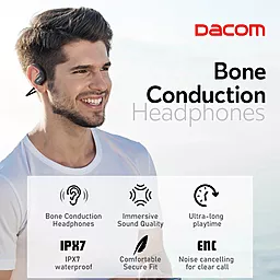 Наушники Dacom E60 Red - миниатюра 3 Наушники Dacom E60 Red - миниатюра 3