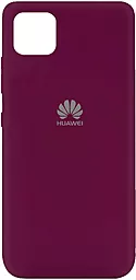 Чехол Epik Silicone Cover My Color Full Protective (A) Huawei Y5p Marsala