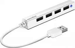 USB хаб (концентратор) Atcom TD4004 4 х USB 2.0 (AT10724) White