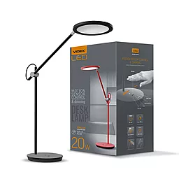Настiльна LED лампа Videx VL-TF15B 20W 4100K Black - фото Настiльна LED лампа Videx VL-TF15B 20W 4100K Black