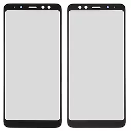 Корпусное стекло дисплея Samsung Galaxy A8 A530F 2018 (с OCA пленкой) Black