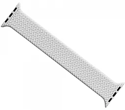Ремінець Silicone Braided Solo Loop M для Apple Watch 42mm/44mm/45mm/49mm White