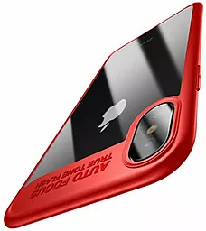 Чехол Baseus Suthin Case Autofocus Apple iPhone X Red (ARAPIPHX-SB09) - миниатюра 4