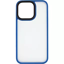 Чехол Epik Metal Buttons для Apple iPhone 14 Голубой
