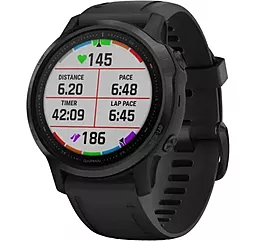 Смарт-годинник Garmin Fenix 6S Pro Black With Black Band (010-02159-14/010-02159-13) - фото Смарт-годинник Garmin Fenix 6S Pro Black With Black Band (010-02159-14/010-02159-13)