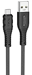 Кабель USB Hoco X67 Nano Silicone micro USB Cable Black