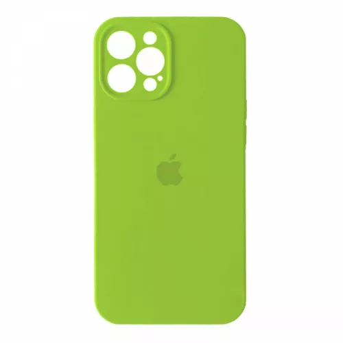 Чехол Silicone Case Full Camera для Apple iPhone 15 Pro Max Party Green - фото 1