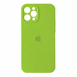 Чехол Silicone Case Full Camera для Apple iPhone 15 Pro Max Party Green